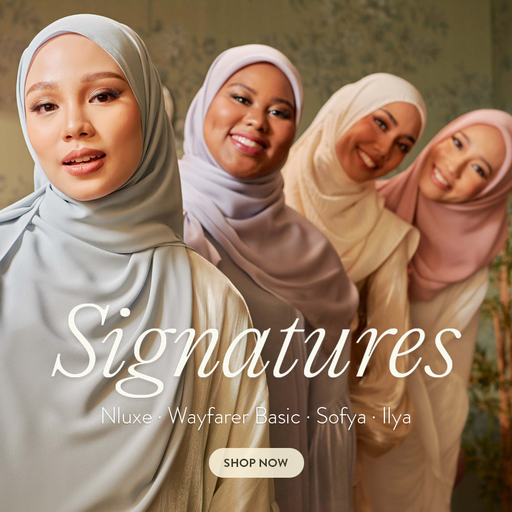 Signature plain hijabs