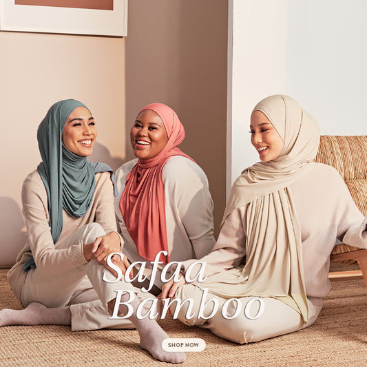 Safaa - bamboo jersey hijab