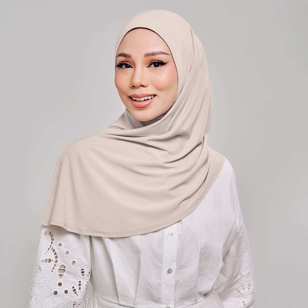 Hudaa lite - lycra instant hijab
