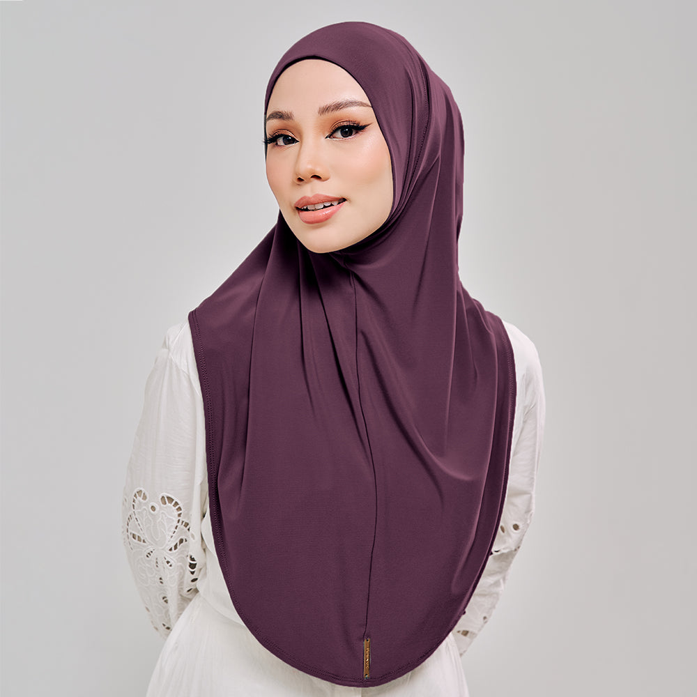 Hudaa Basic - lycra slip-on hijab
