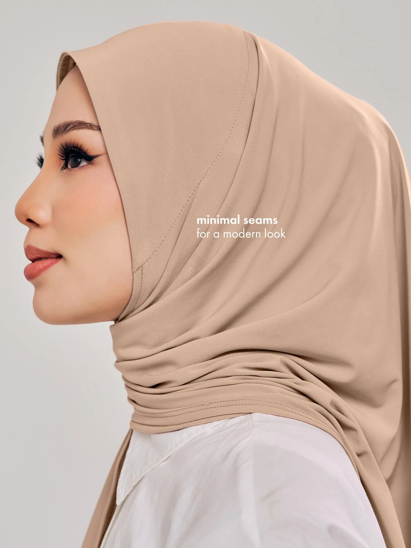 Hudaa lite - lycra instant hijab