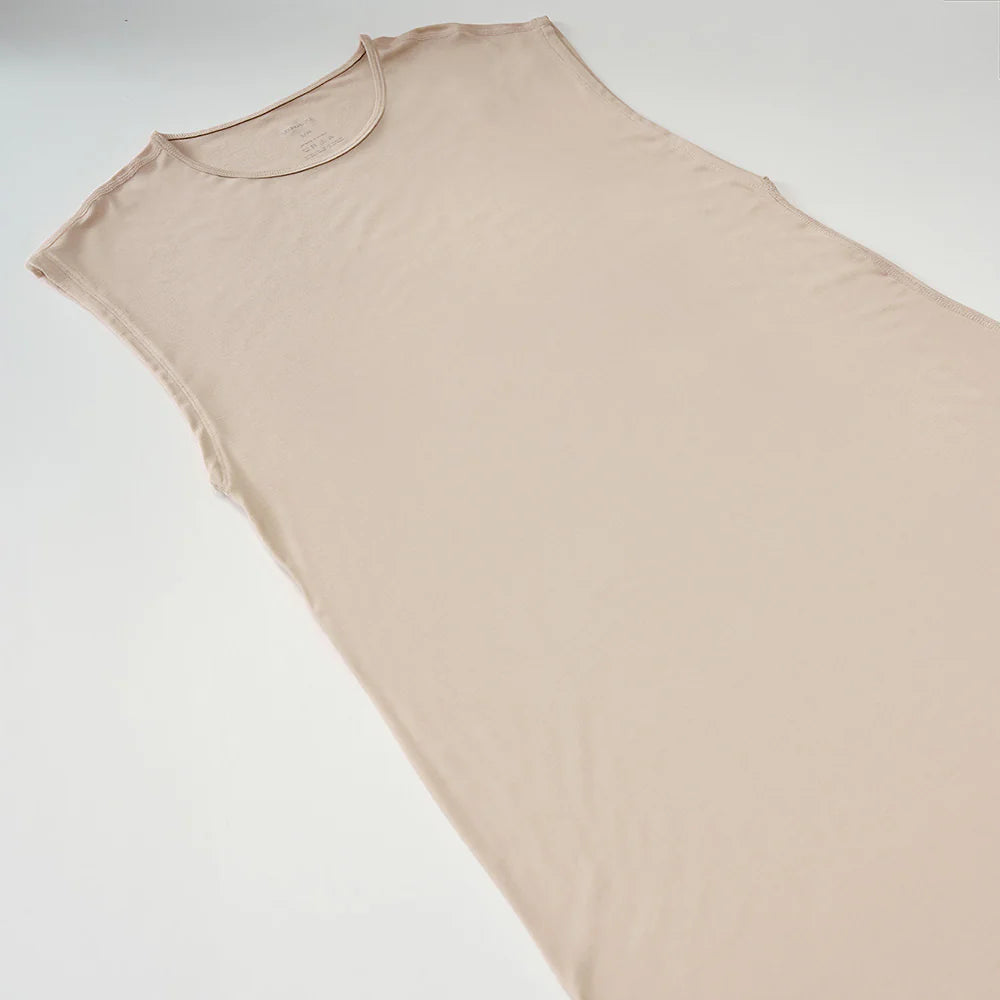Sleeveless slip dress