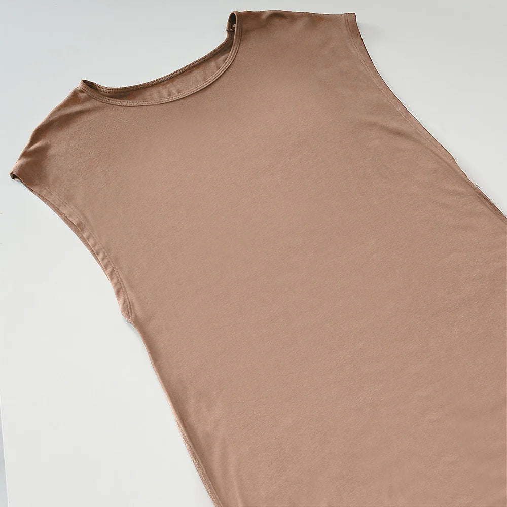 Sleeveless slip dress