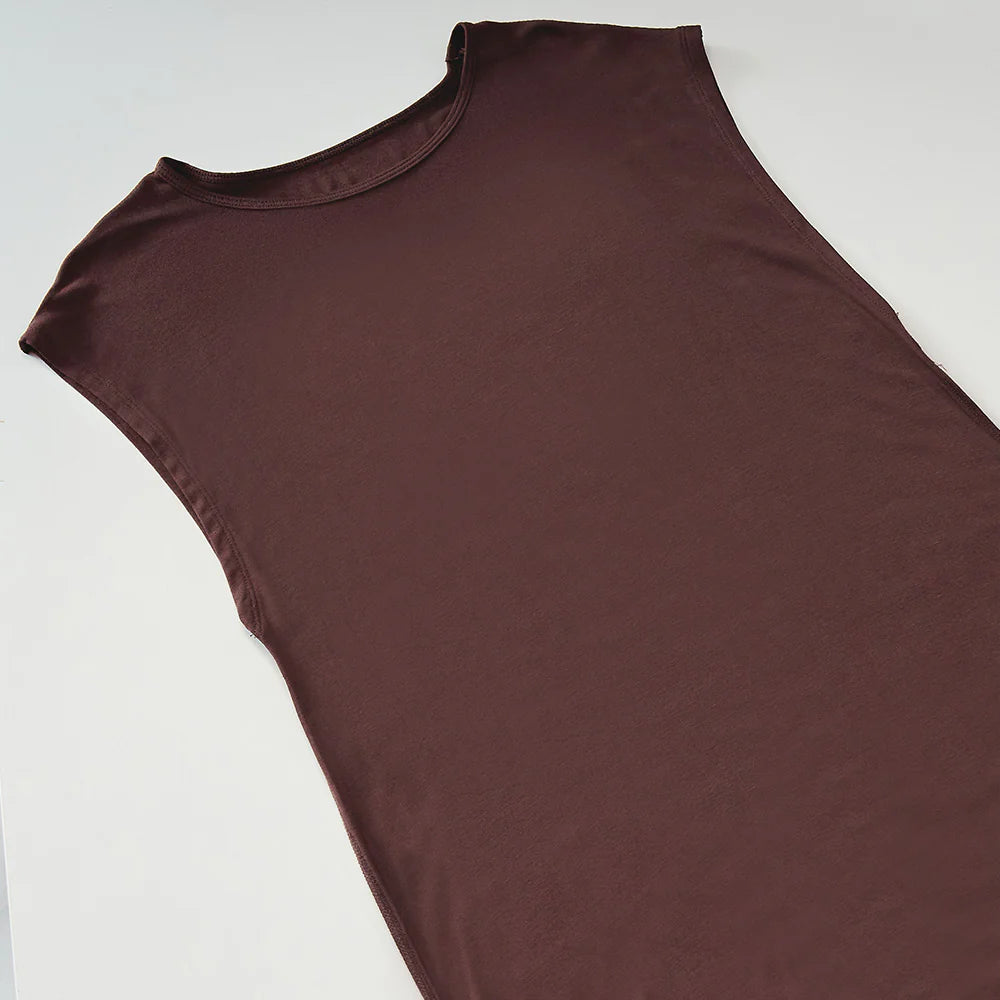 Sleeveless slip dress