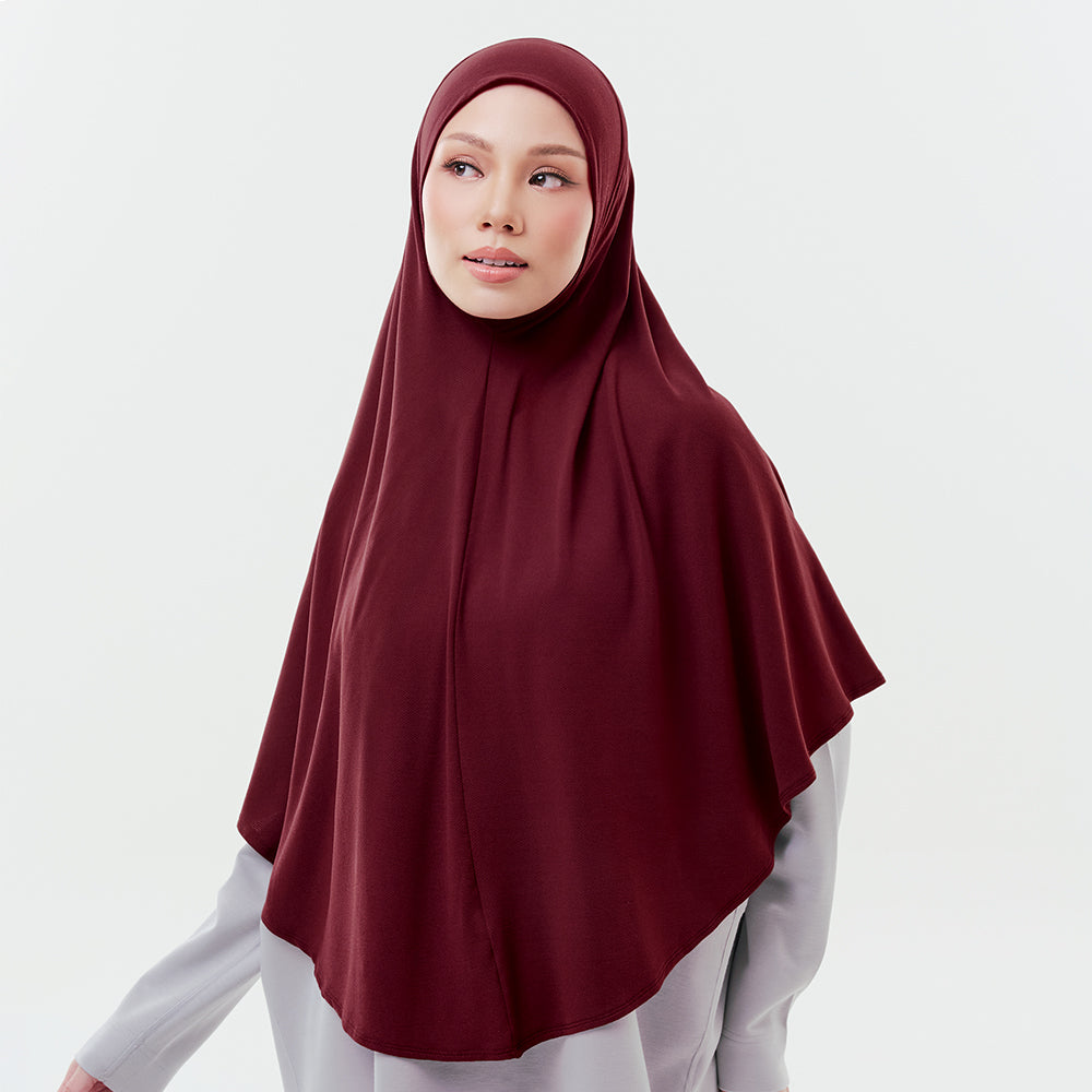 Najwa Sport Khimar - Maroon