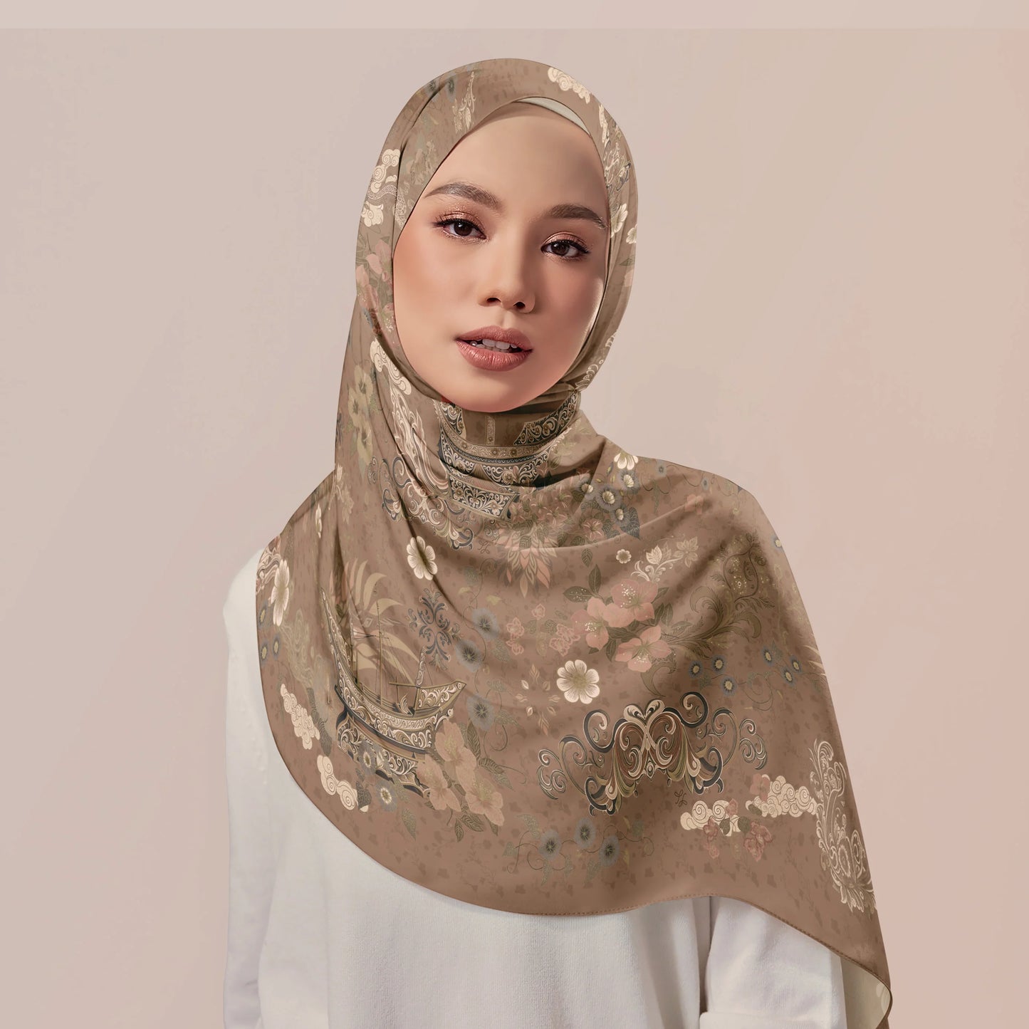 Perahu Kolek - prints hijab