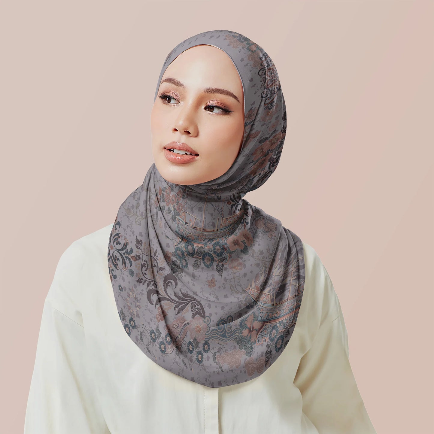 Perahu Kolek - prints hijab