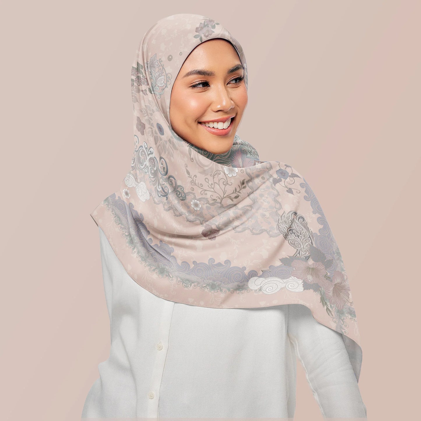 Perahu Kolek - prints hijab