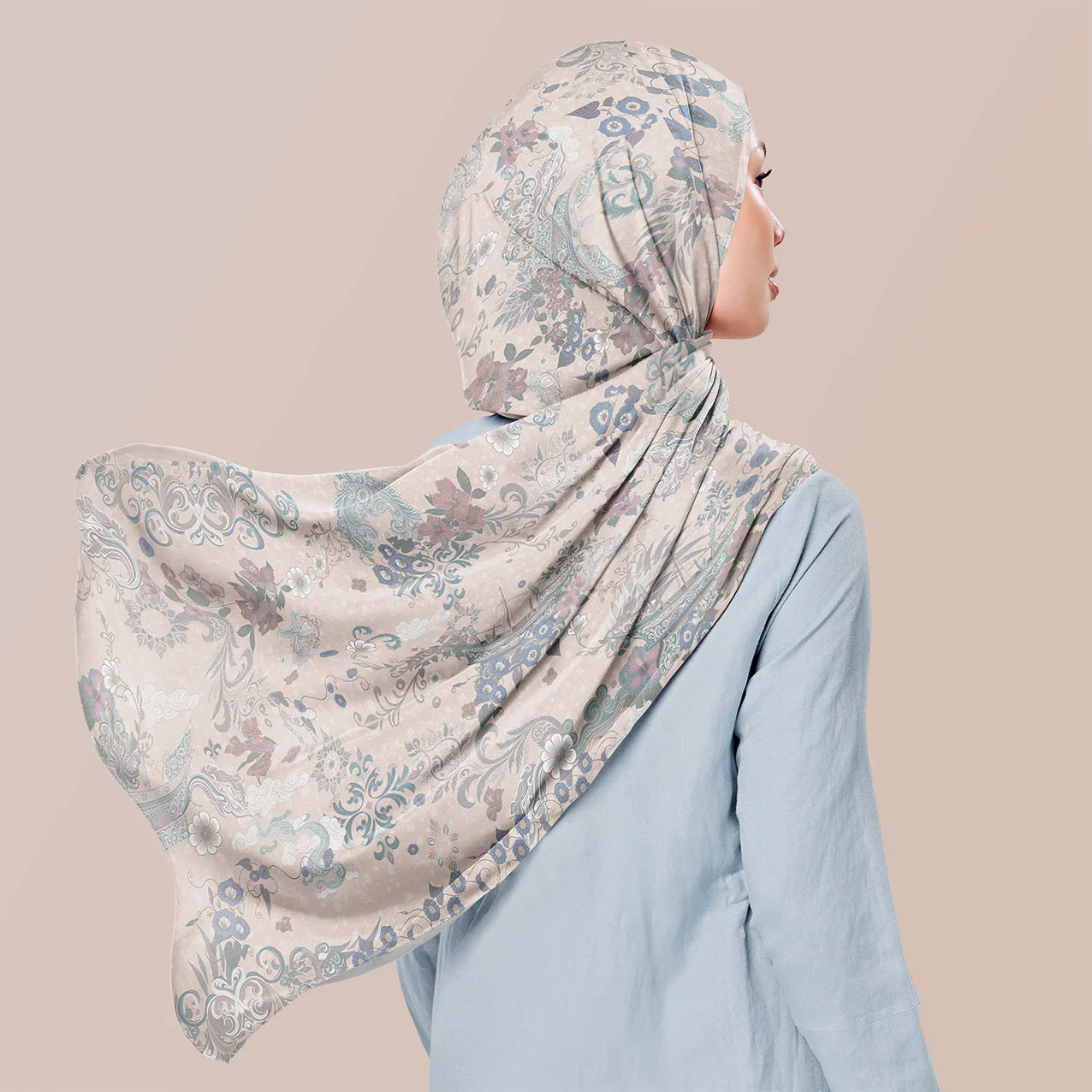 Perahu Kolek - prints hijab