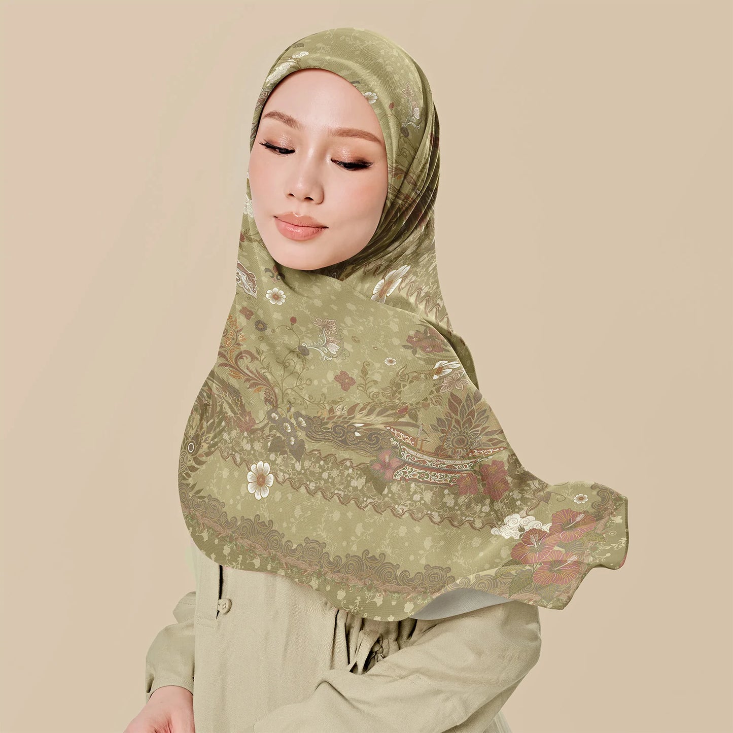 Perahu Kolek - prints hijab