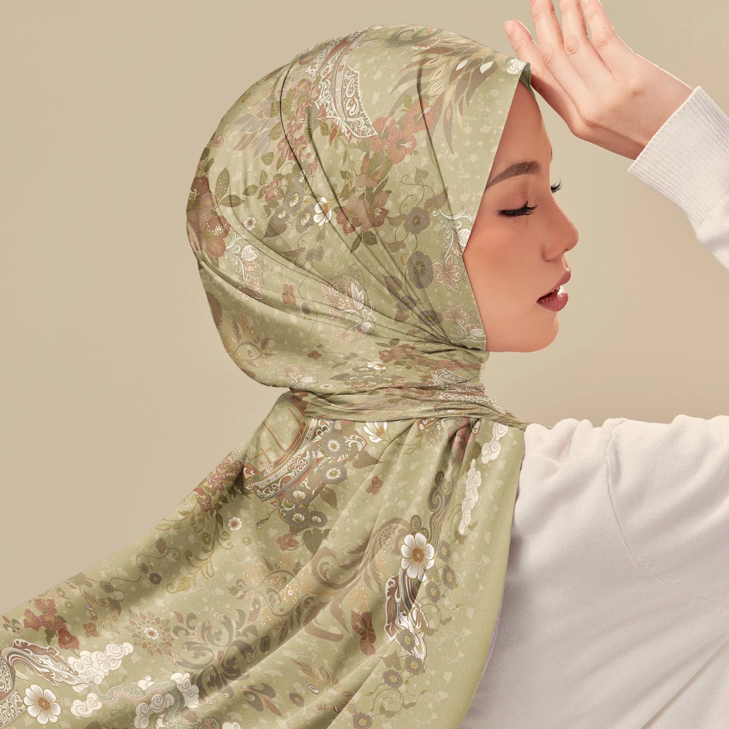 Perahu Kolek - prints hijab