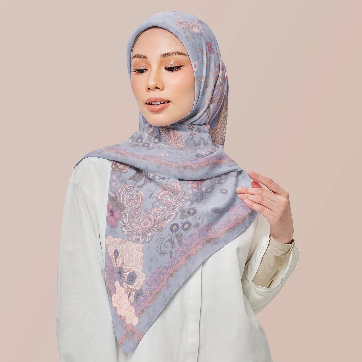 Perahu Kolek - prints hijab