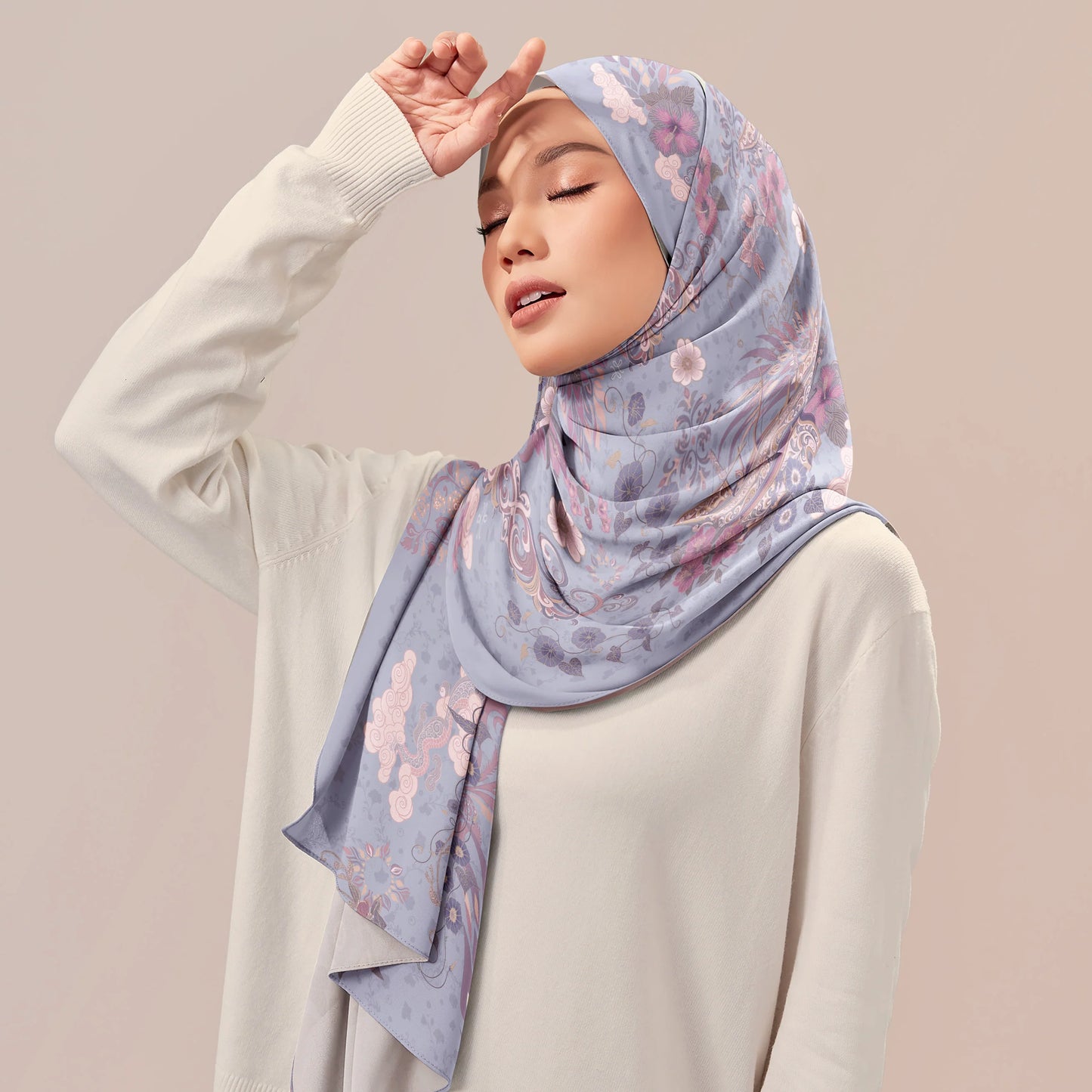 Perahu Kolek - prints hijab