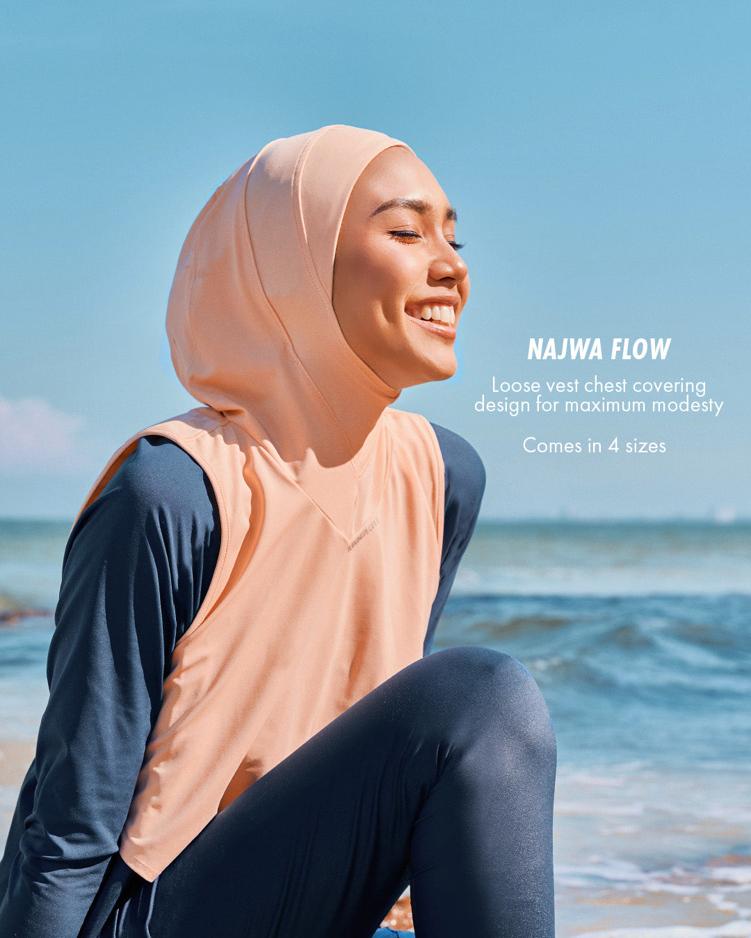Najwa Sport Flow - swim hijab
