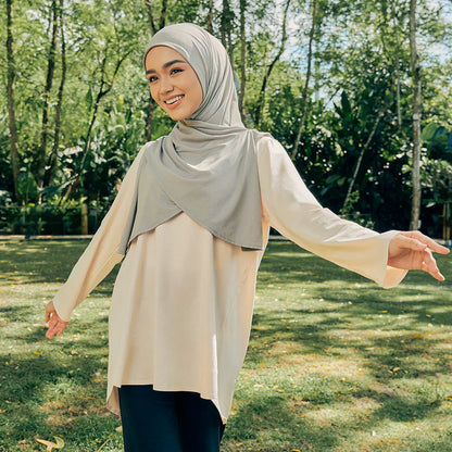 Back pleated top