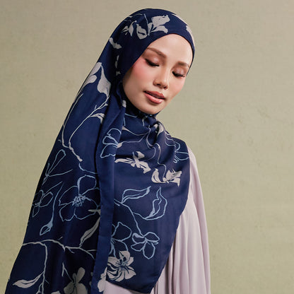 Minimalist Floral - Indigo