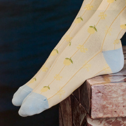 Sundaze Crew Socks - Lemon Sorbet