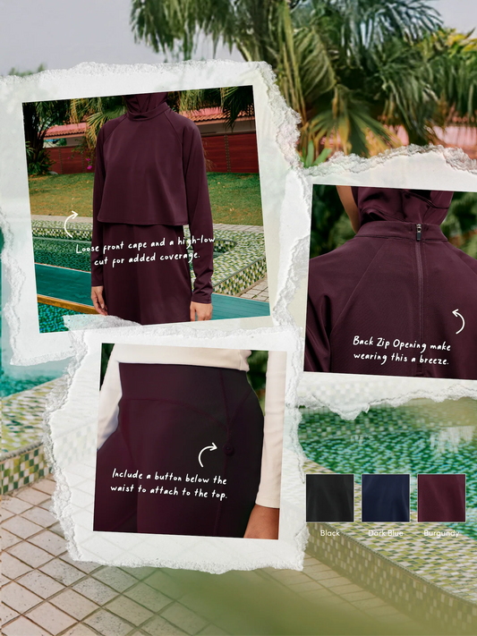 Modest swimwear