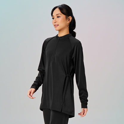Adjustable Swimwear Top - Black