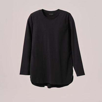 Back Pleated Top - Black