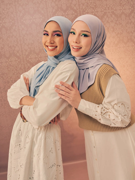 Hudaa lite - lycra instant hijab