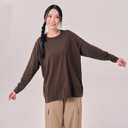 Oversized Top - Dark Brown