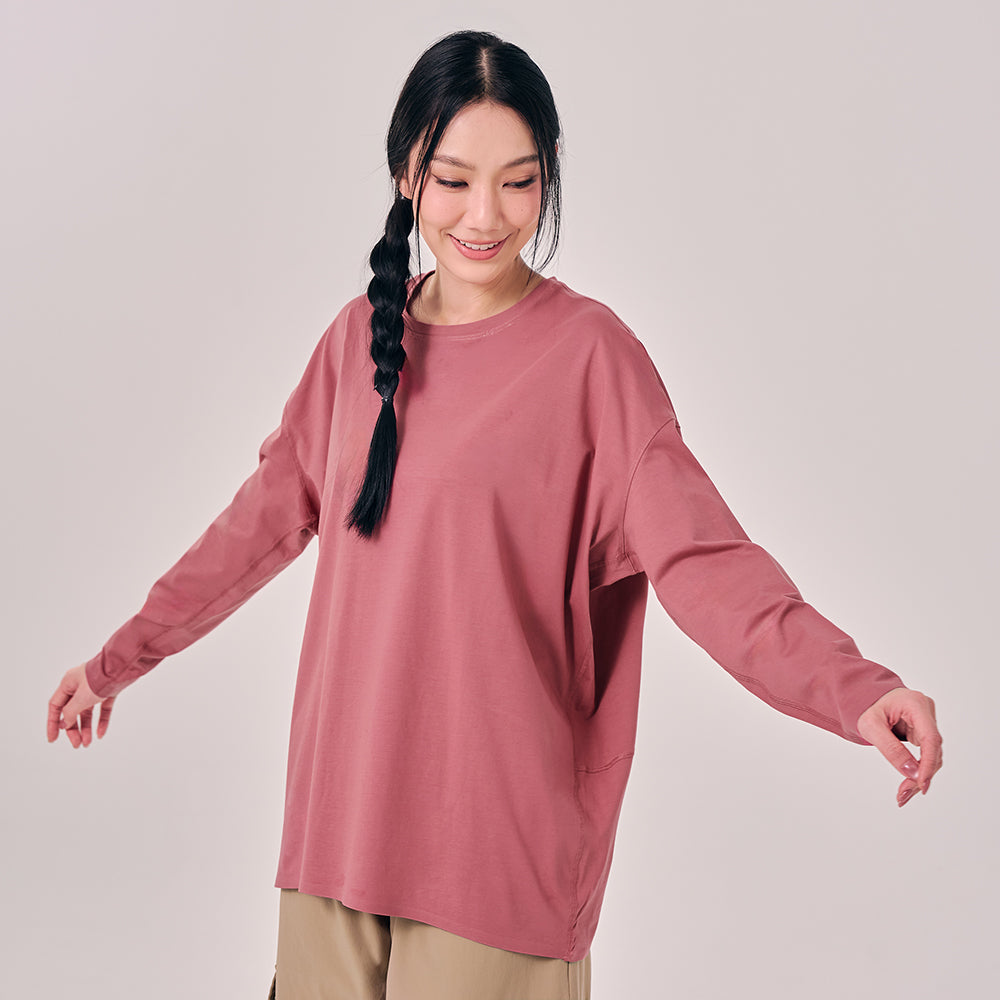 Oversized Top - Dark Pink