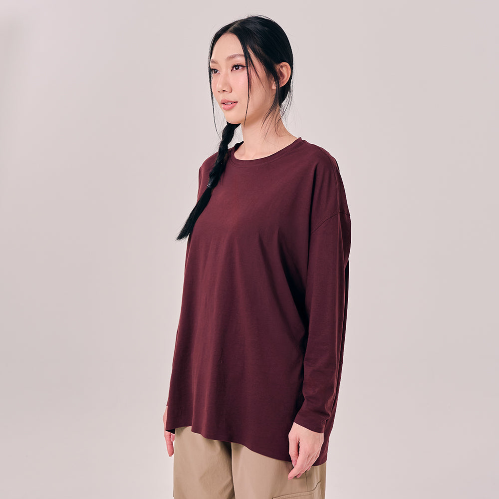Oversized Top - Mahogany
