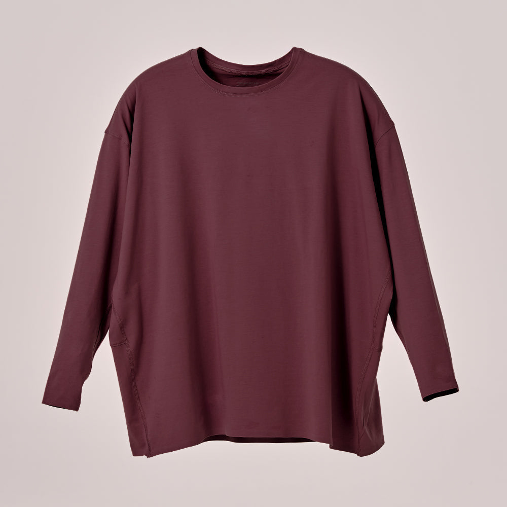 Oversized Top - Mahogany