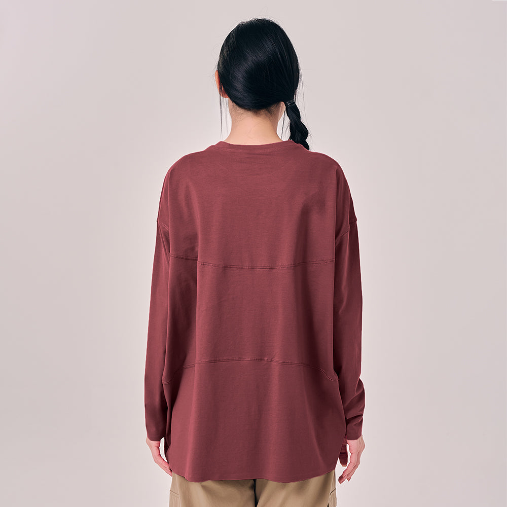 Oversized Top - Rouge
