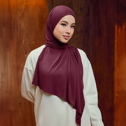 Safaa Bamboo in Pomegranate - TudungPeople