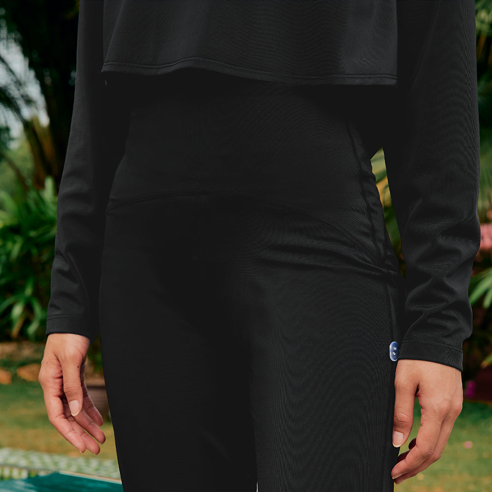 Basic Swimwear Pants - Black