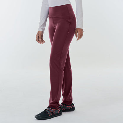 Basic Swimwear Pants - Burgundy