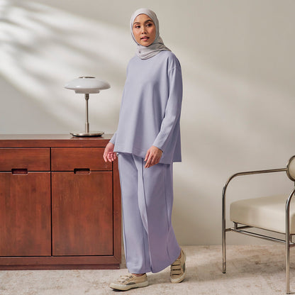 Oversized Sweatshirt - Periwinkle