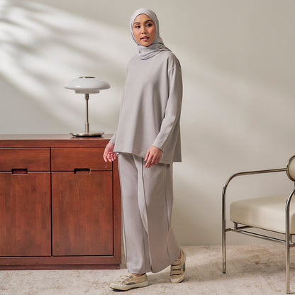 Oversized Sweatshirt - Silver